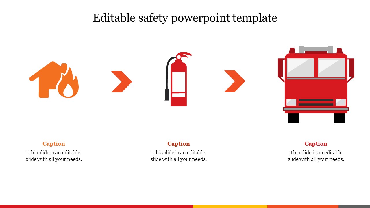 Best Editable safety powerpoint template Design