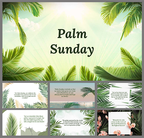 palm sunday background powerpoint