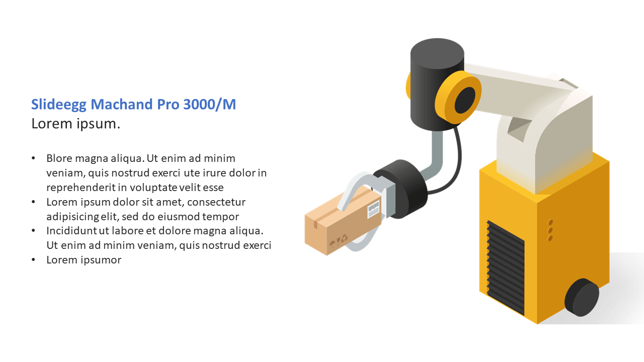 Eye-catching Robotics PPT Theme Slide Template Designs