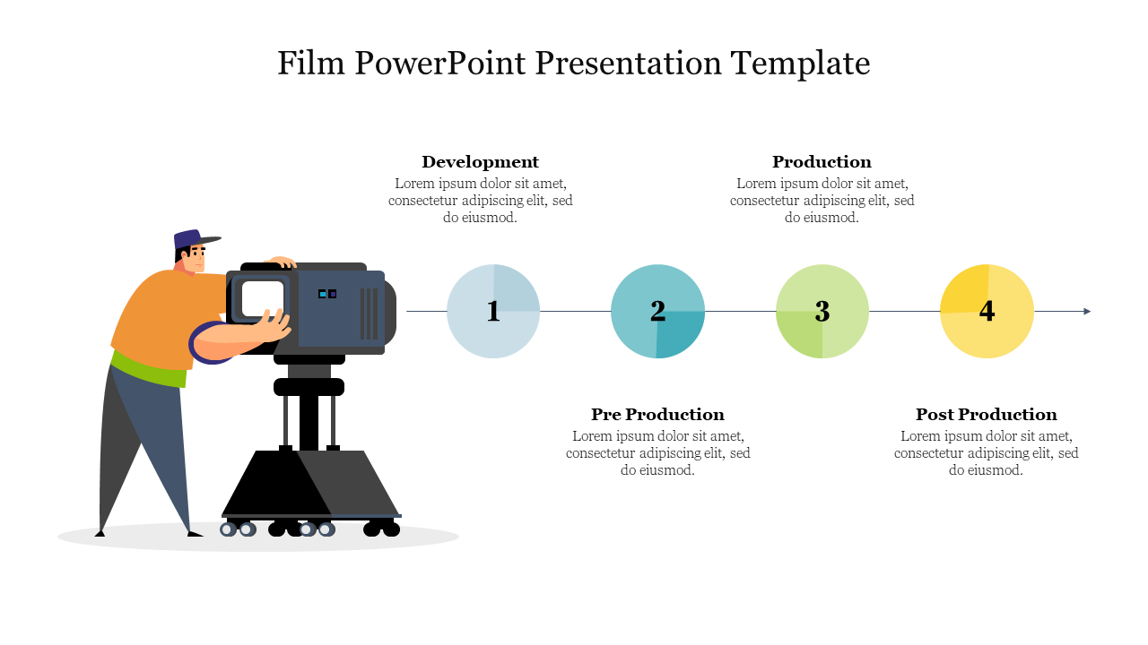 Creative Film PowerPoint Presentation Template Slide 