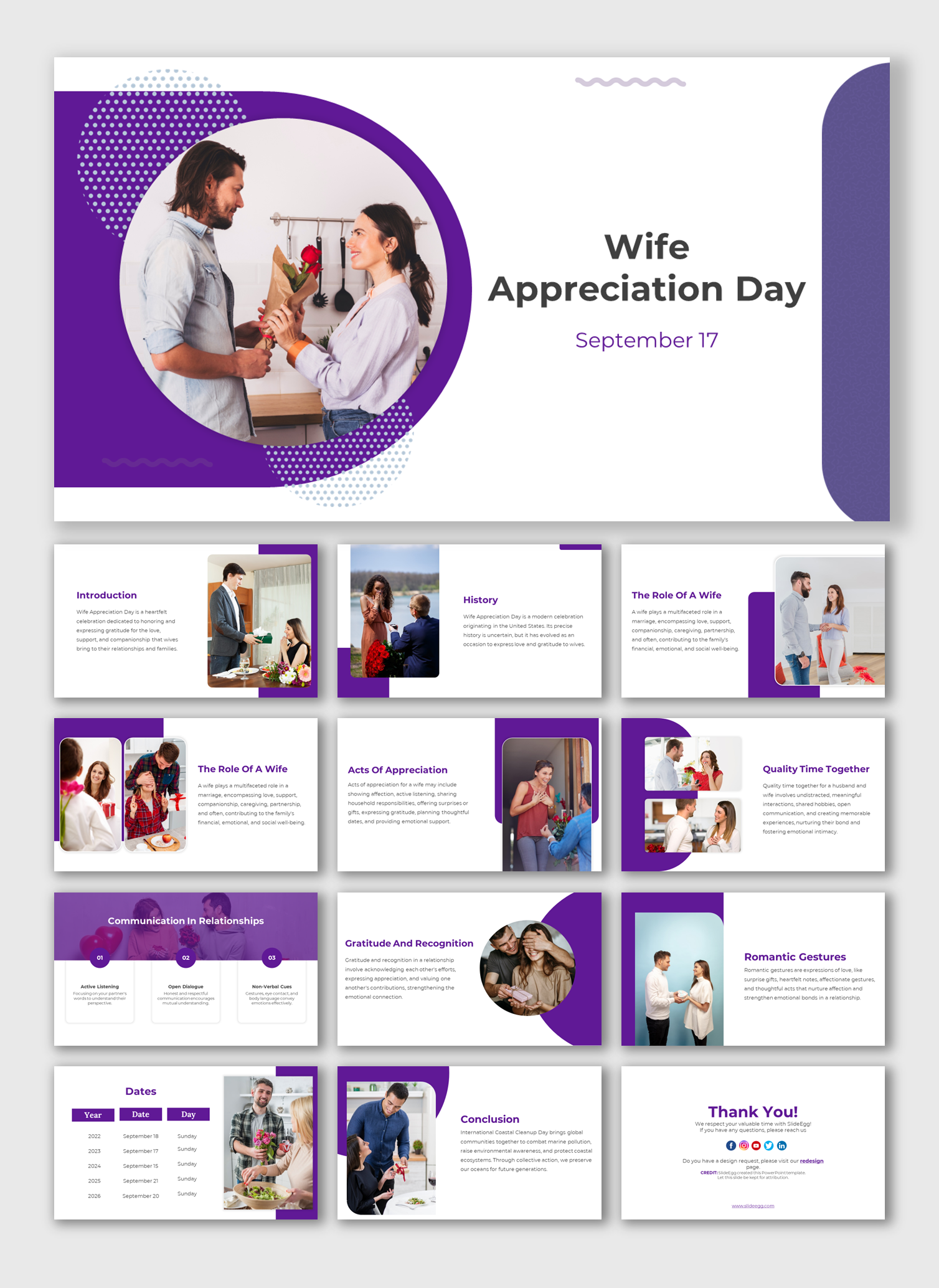 Wife Appreciation Day PPT And Google Slides Themes