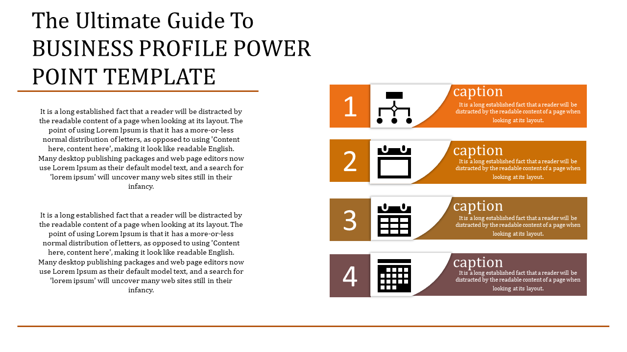 Creative Business Profile PowerPoint Template and Google Slides