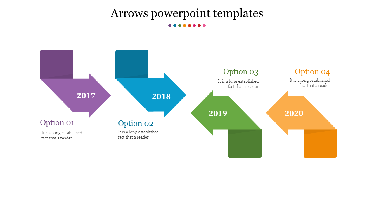 Amazing Arrows PowerPoint Presentation Template Design