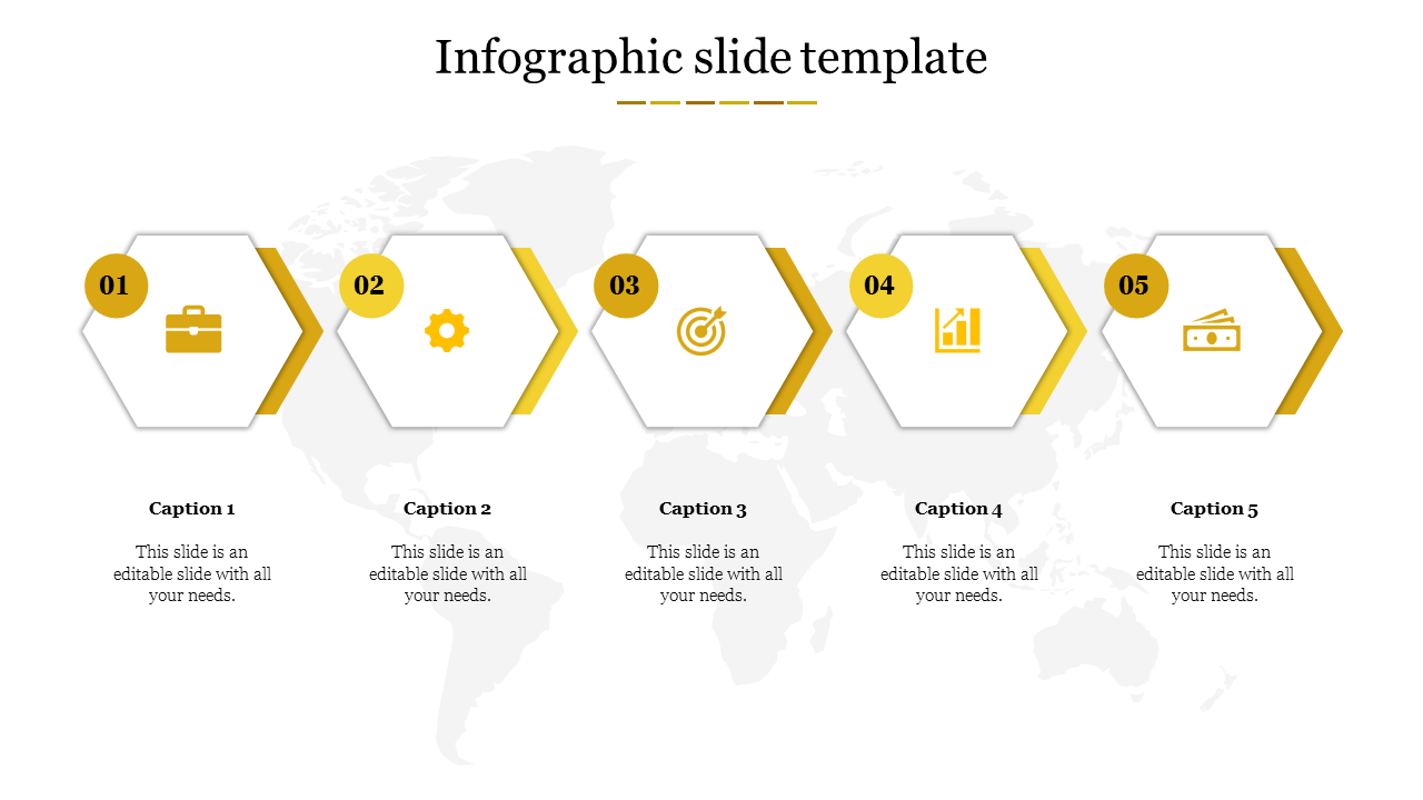 Infographic PPT Slide Template for Data Presentation