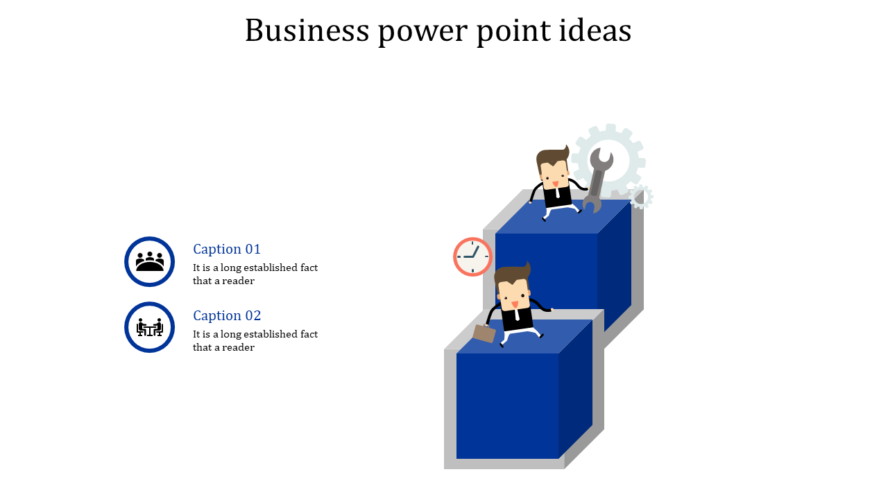 Business PowerPoint Ideas Template for Creative Solutions