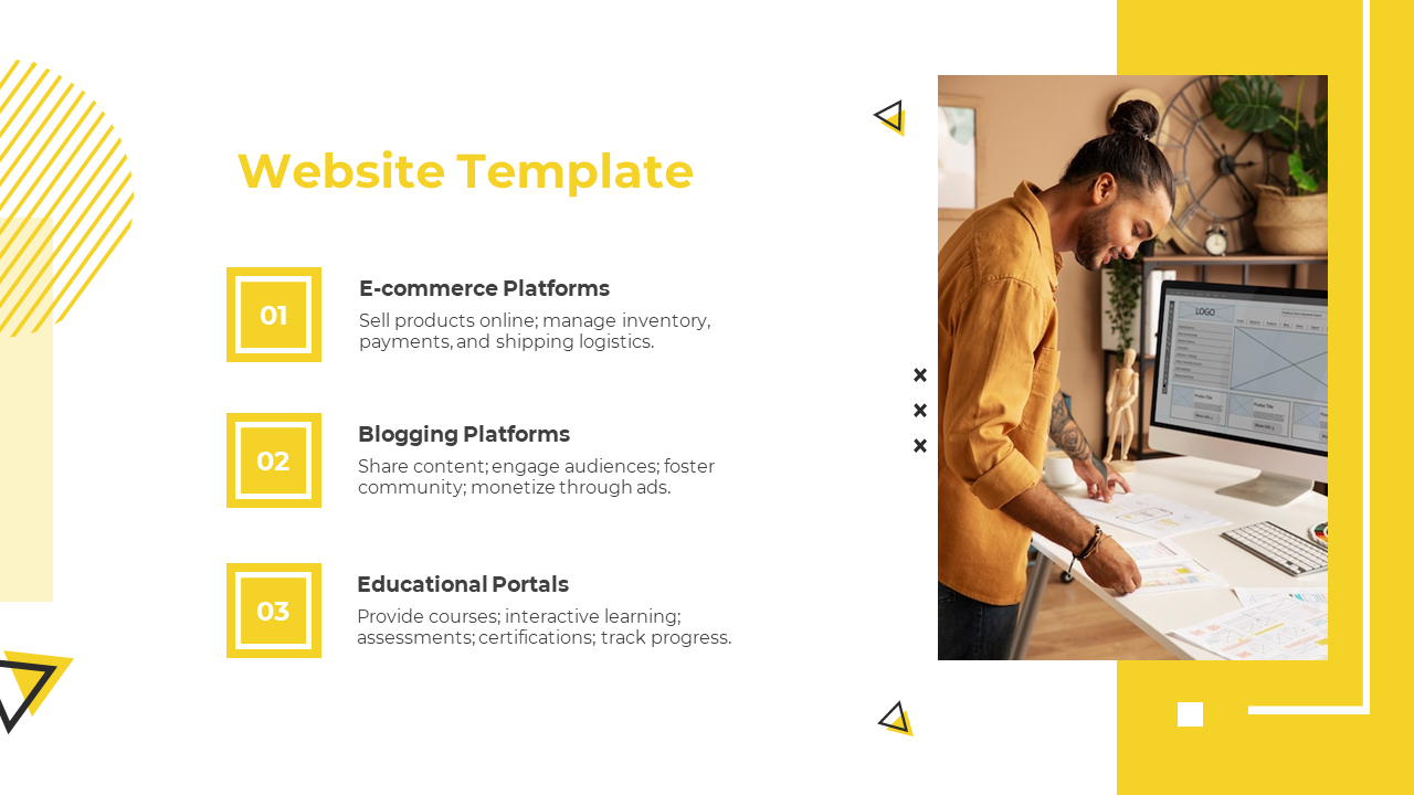 Attractive Website PowerPoint And Google Slides Template