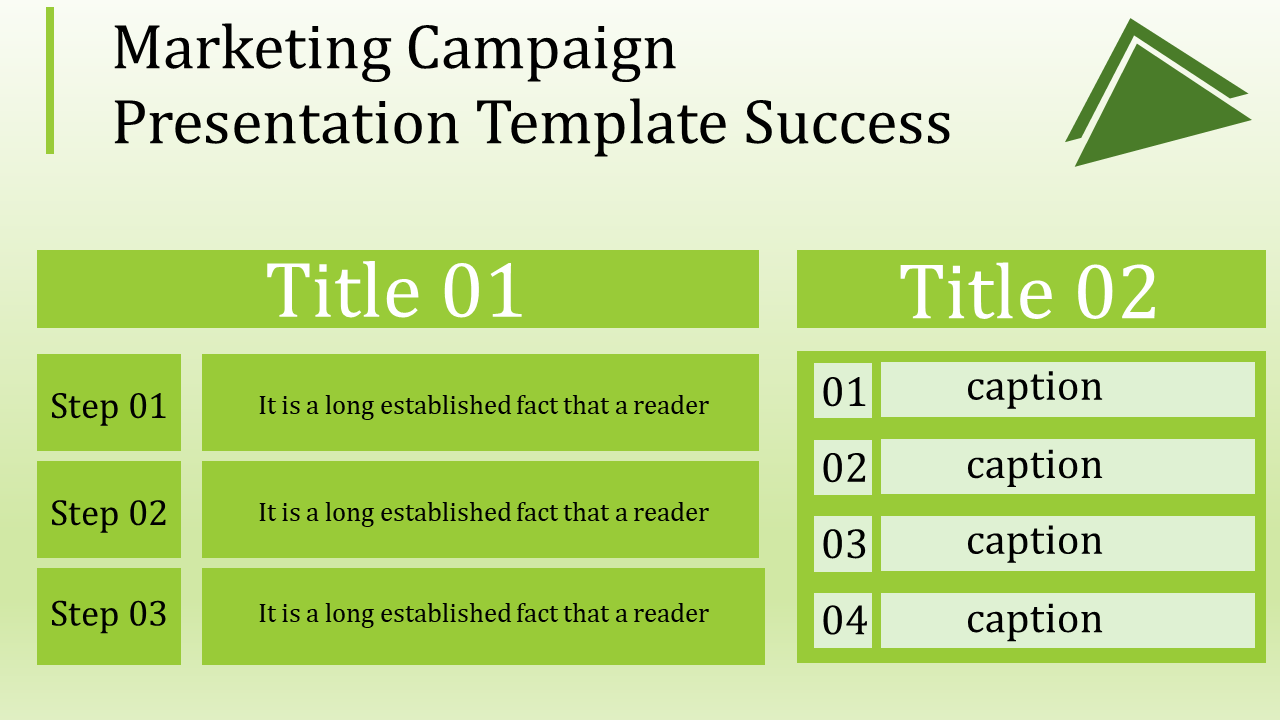 Simple Marketing Campaign PPT And Google Slides Template