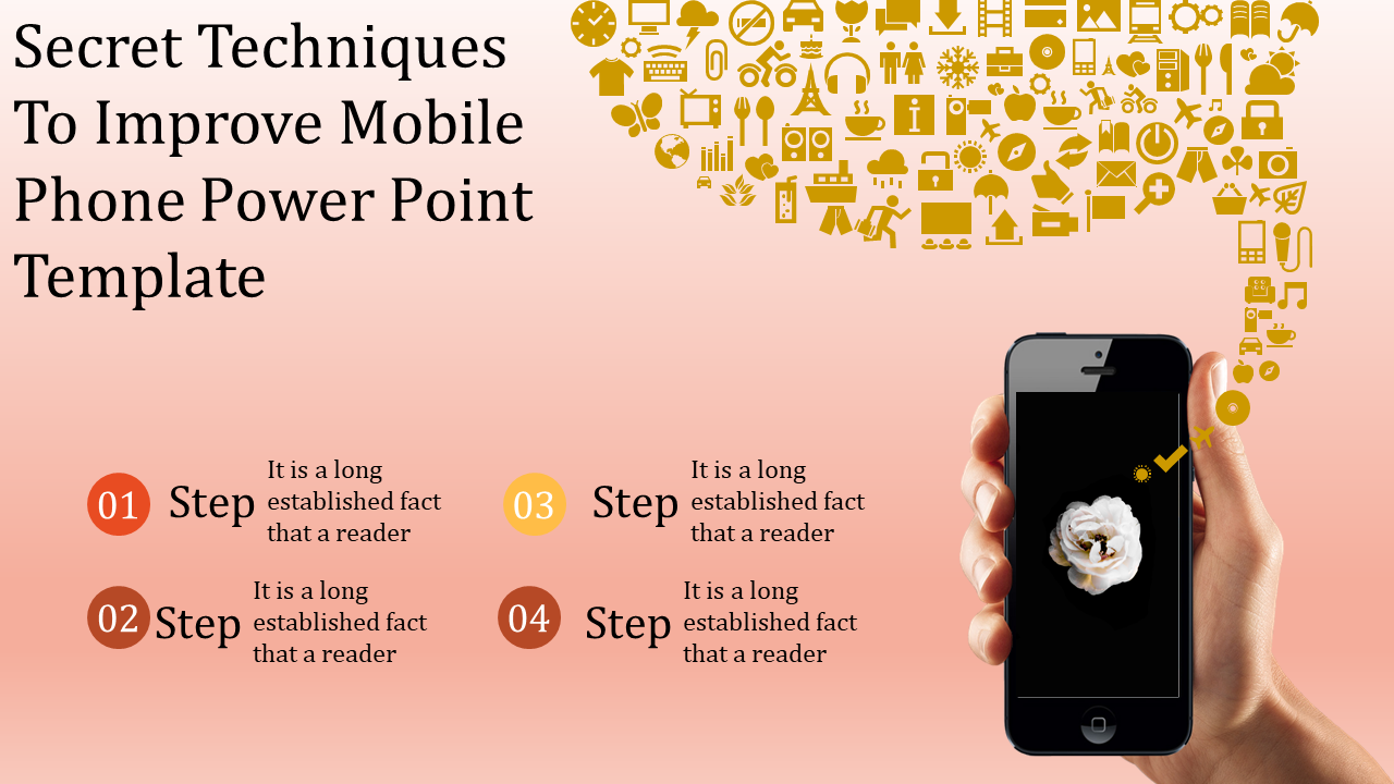 Incredible Mobile Phone PowerPoint Template Designs