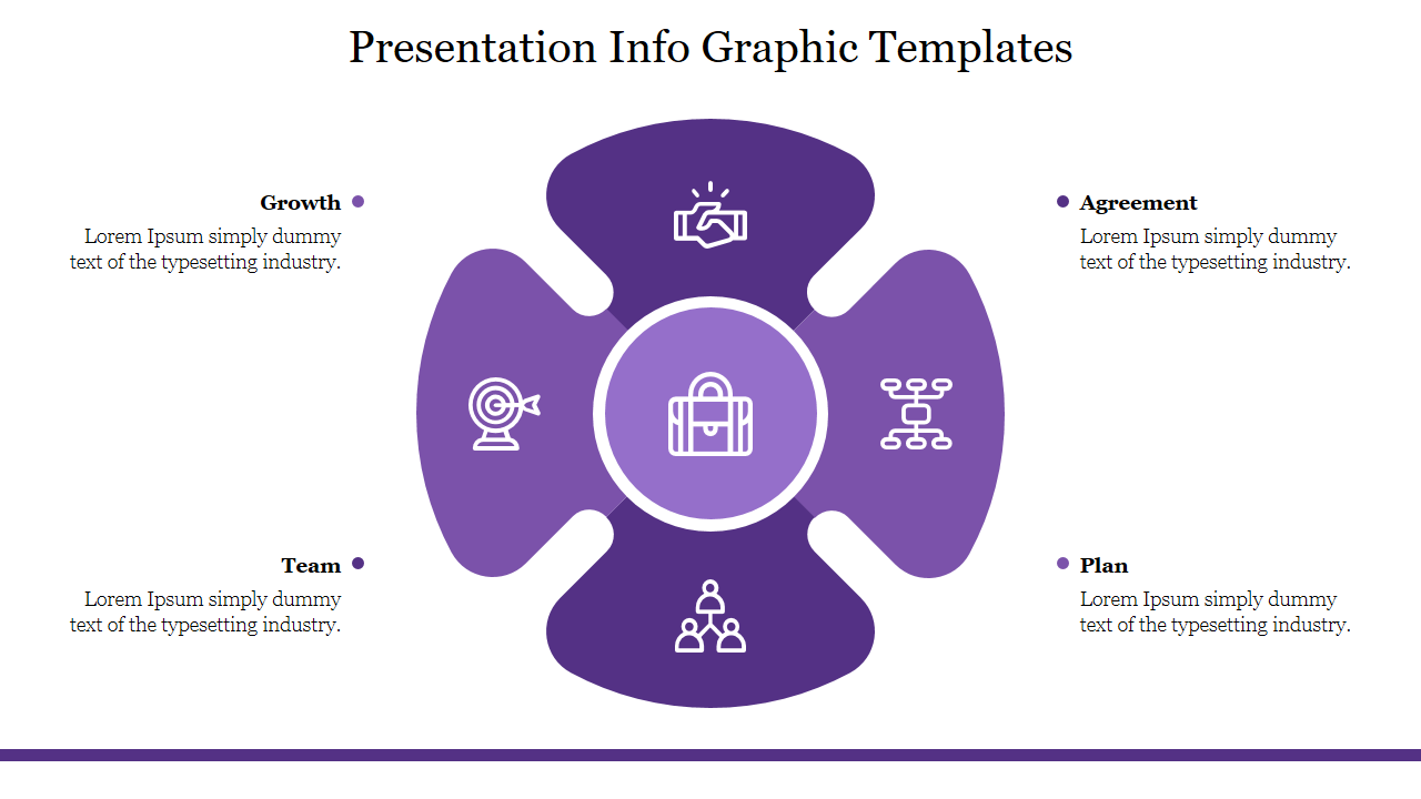 Simple Presentation InfoGraphic Templates Design