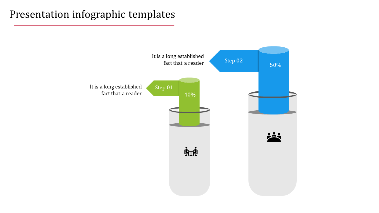 Use Presentation Infographic Templates In Multicolor