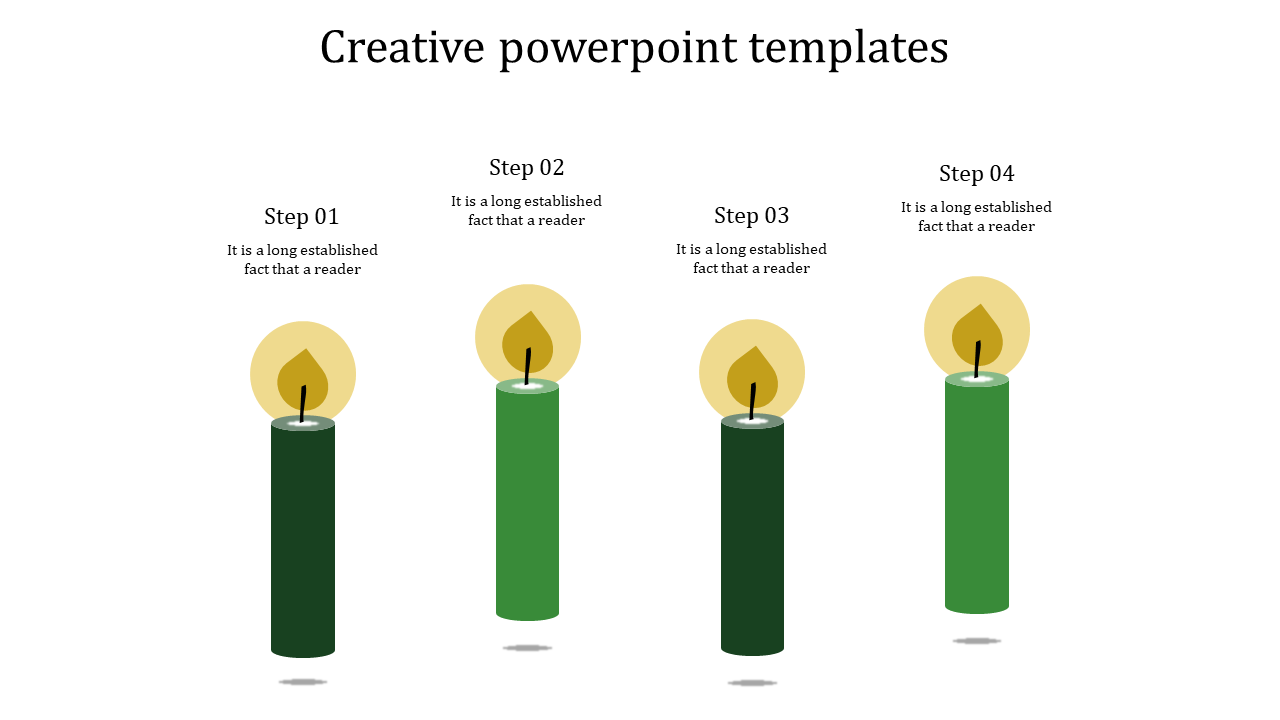 Creative Candlelight Presentation Template and Google Slides