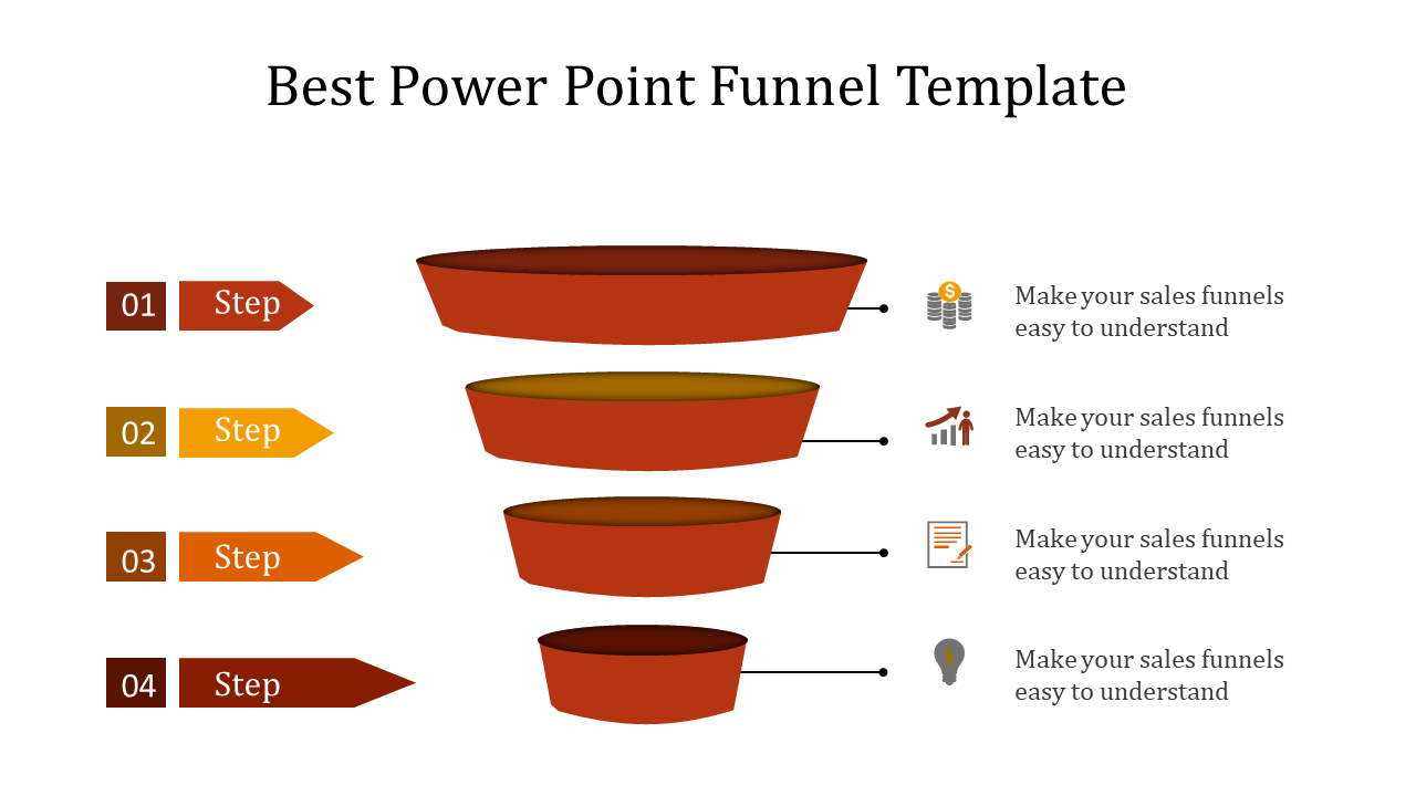 PowerPoint Funnel Template for Streamlined Processes