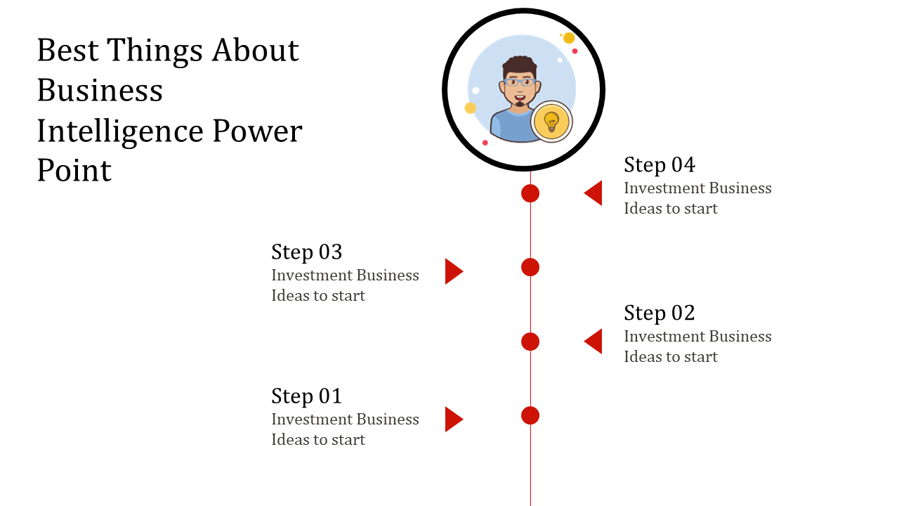 Business Intelligence PowerPoint Template for Data Insights