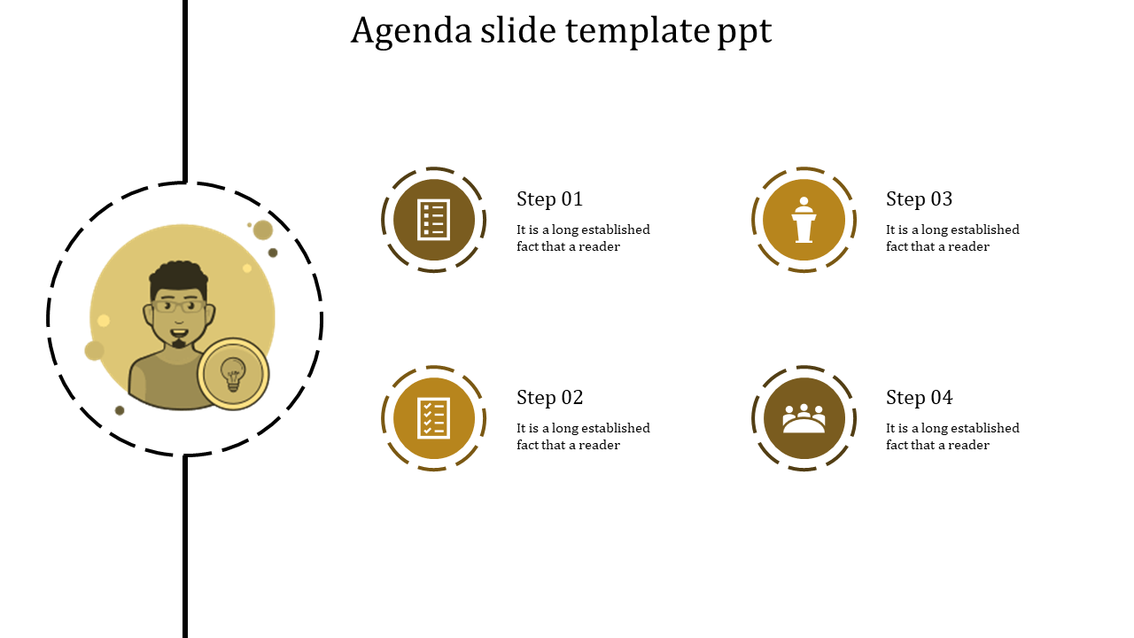 Excellent Business PowerPoint Agenda Template Presentation