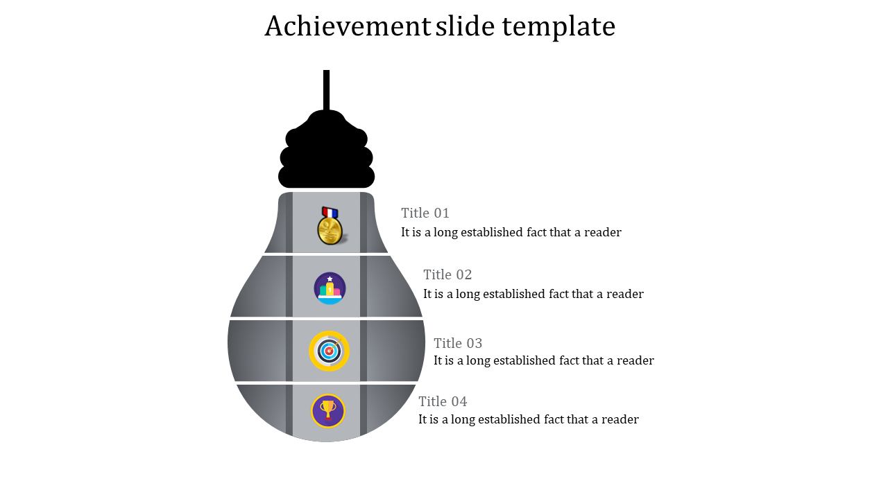 Create Achievement PowerPoint Presentation Template