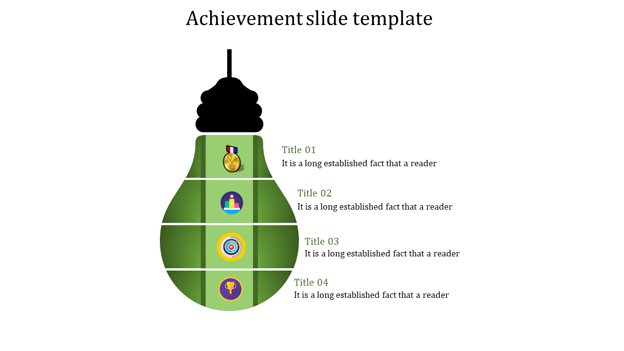 Achievement PPT Template and Google Slides