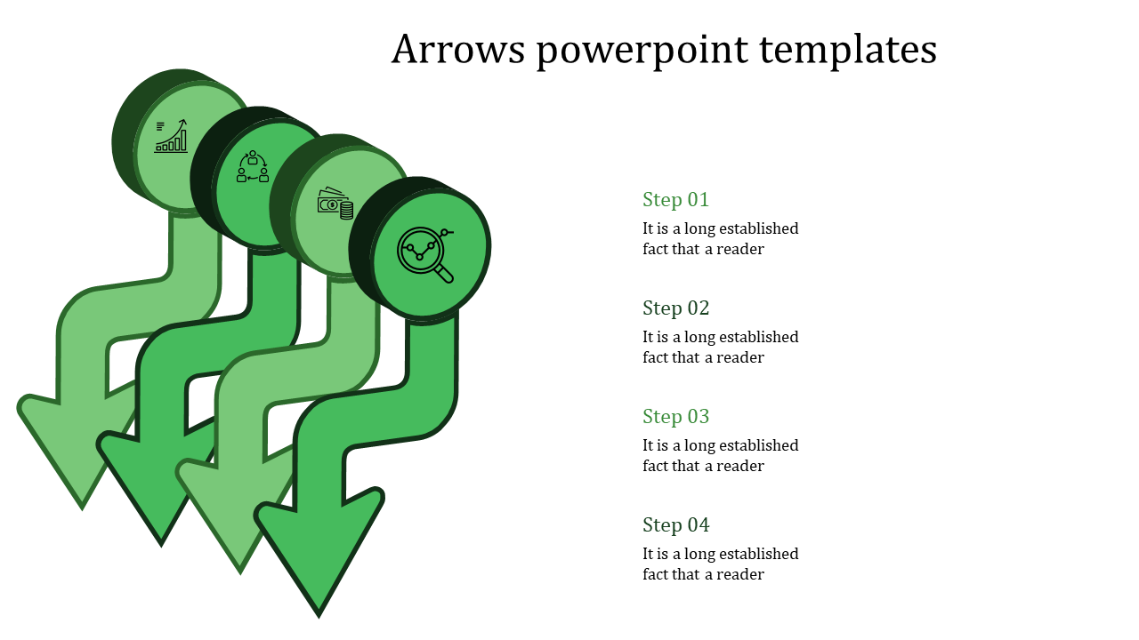 Get Our Arrows PowerPoint Templates and Google Slides