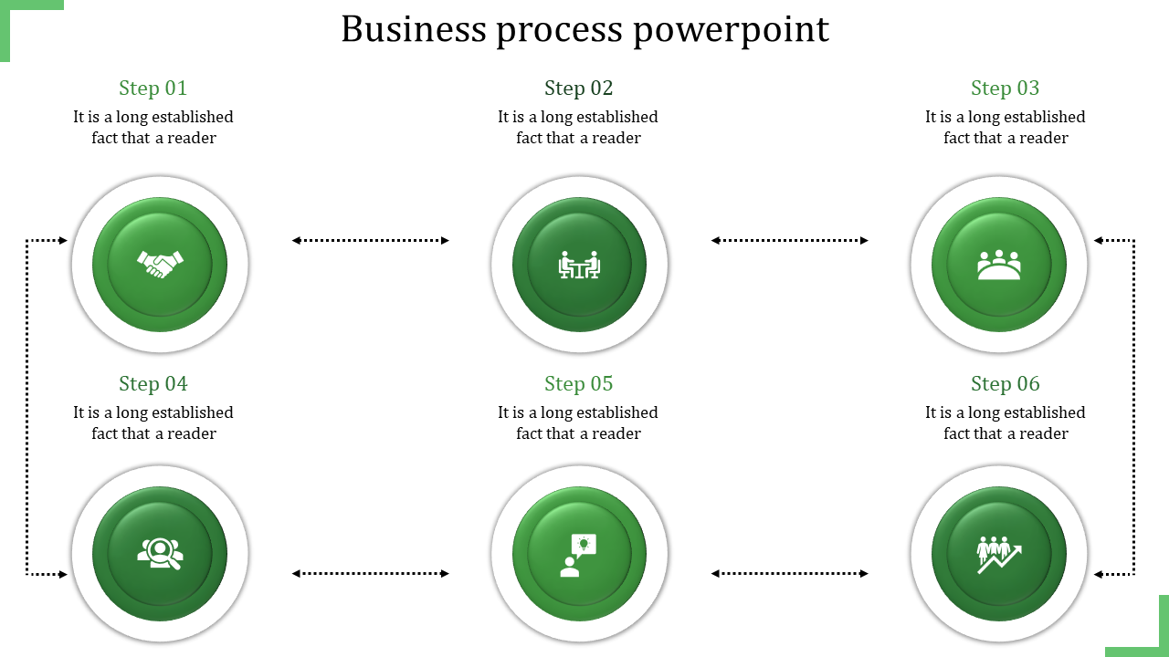 Creative Business Process PowerPoint Presentation Slide