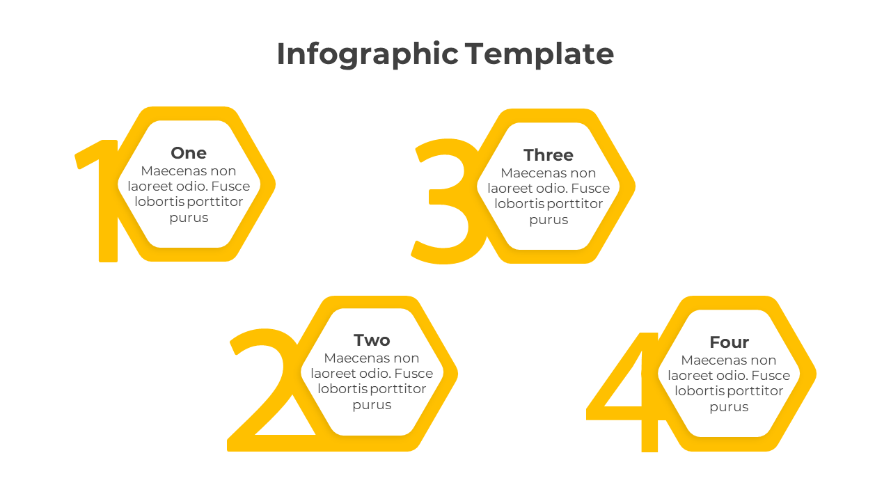 Bold infographic with yellow numbers and hexagonal text boxes arranged in a structured layout for stepwise explanation.