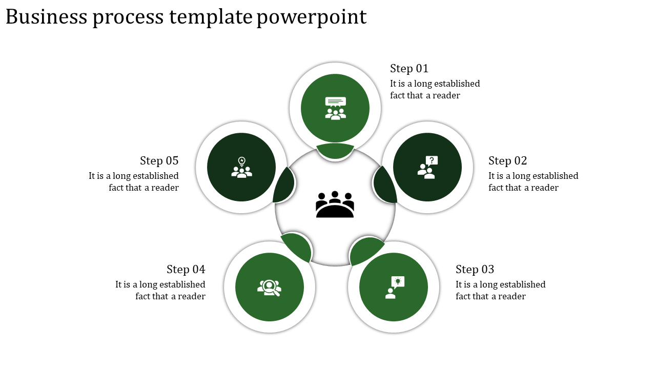 Business Process PowerPoint Template for Workflow