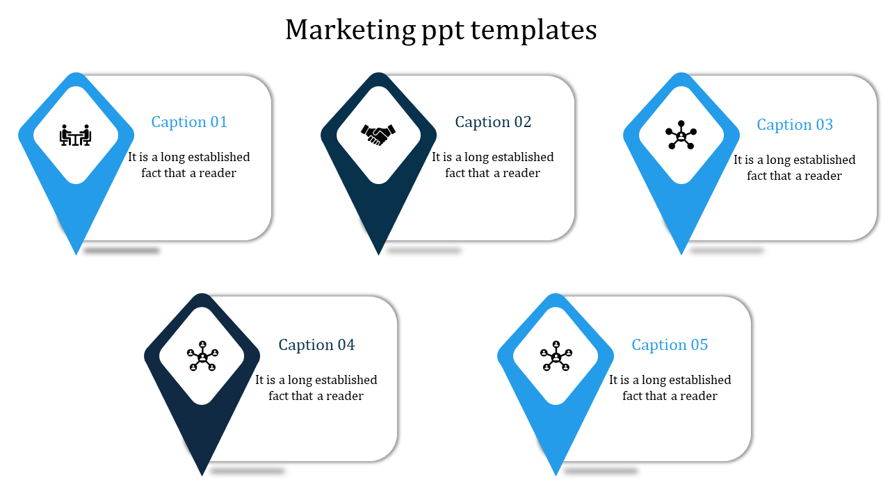 Five Stages Marketing PPT Templates & Google Slides Themes