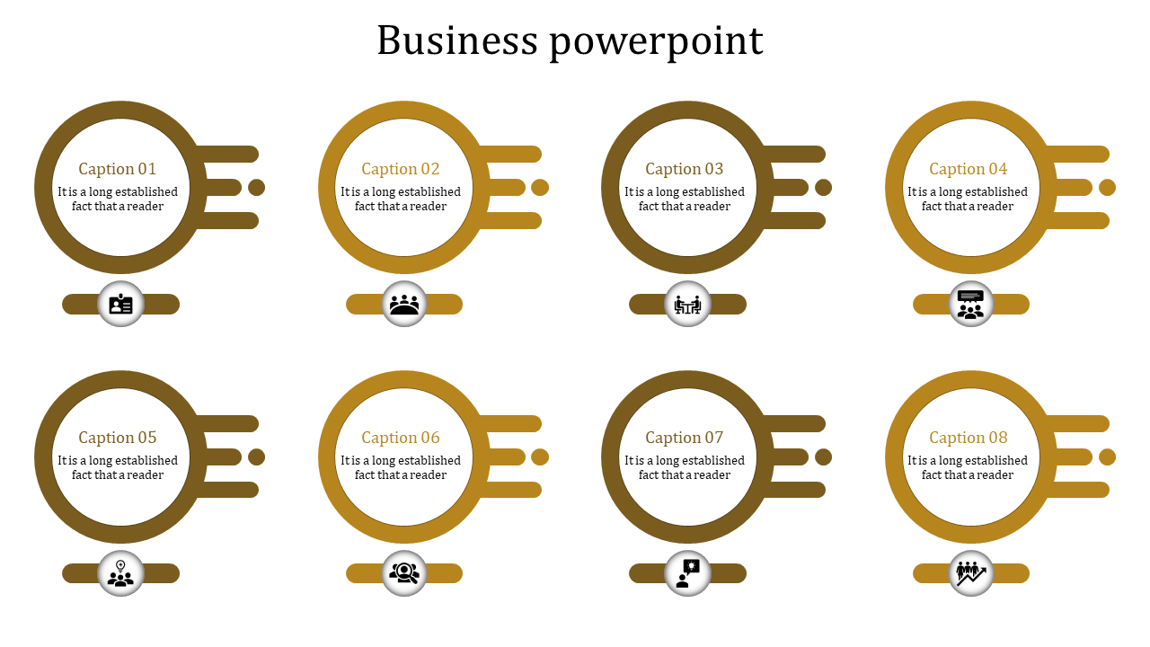 Editable Business PowerPoint Template for Company Reports