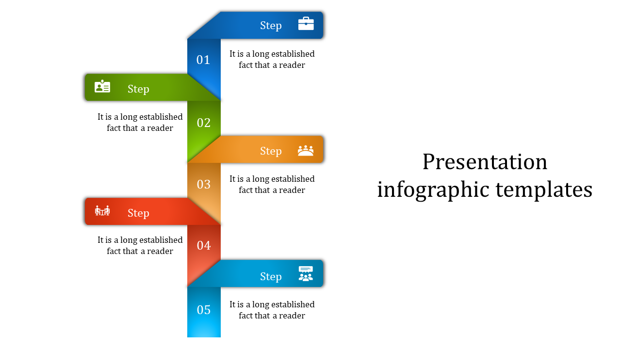 Attractive Presentation Infographic Templates Slide