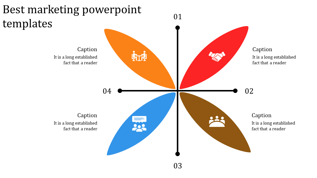 Use Best Marketing PowerPoint Templates In Multicolor