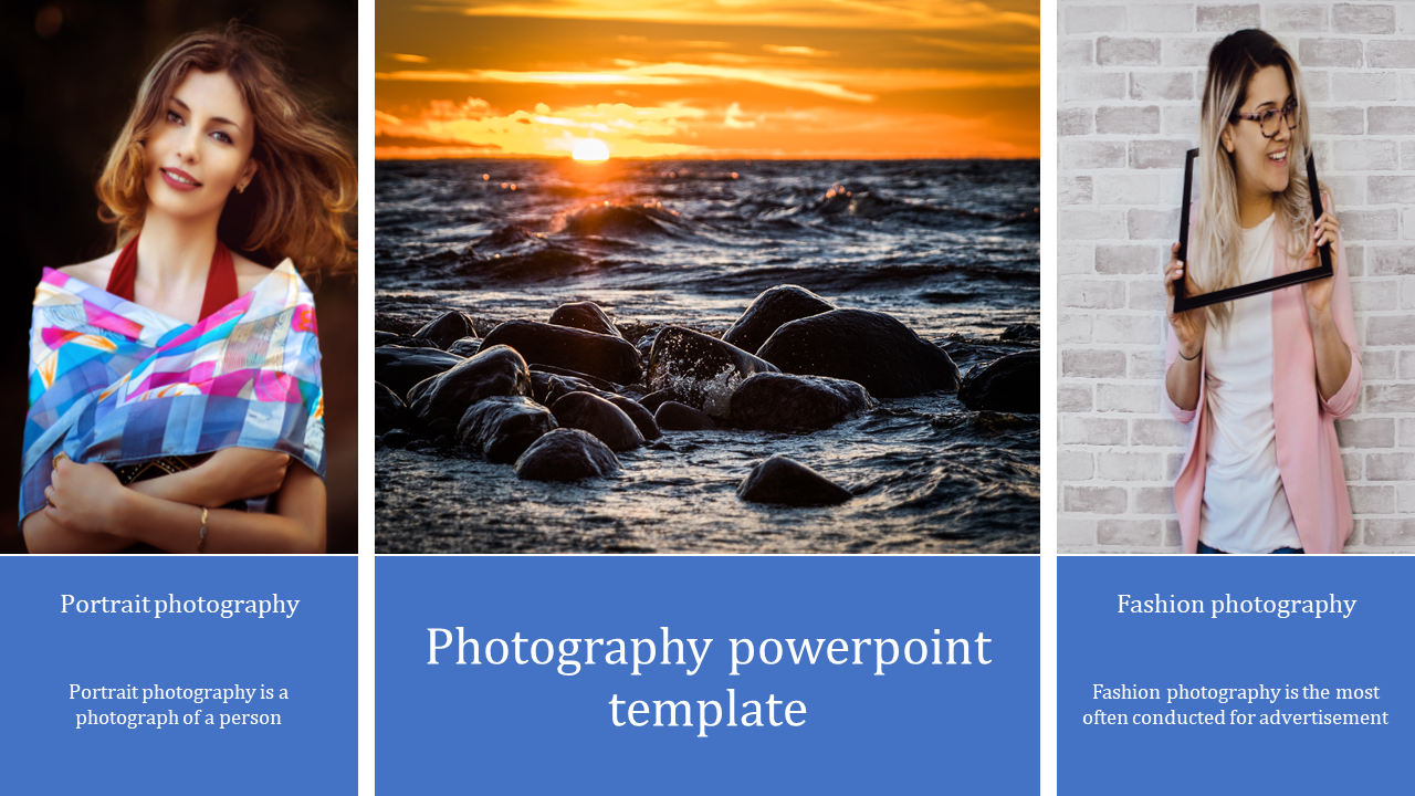 Photography PowerPoint Template and Google Slides themes