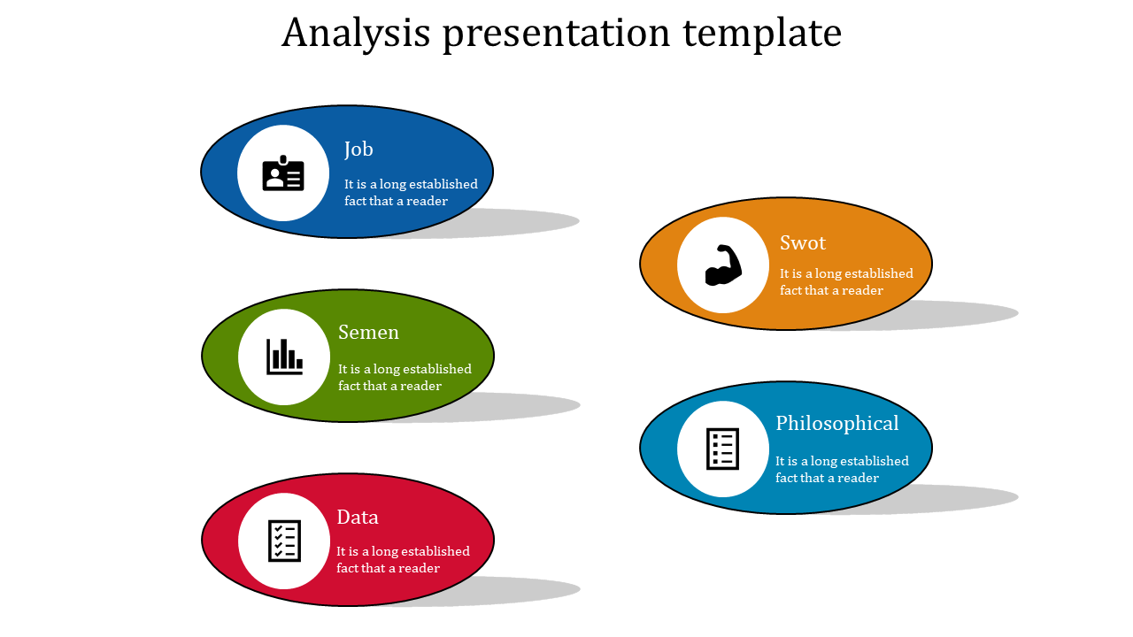 Multi Color Analysis PowerPoint Template Presentation