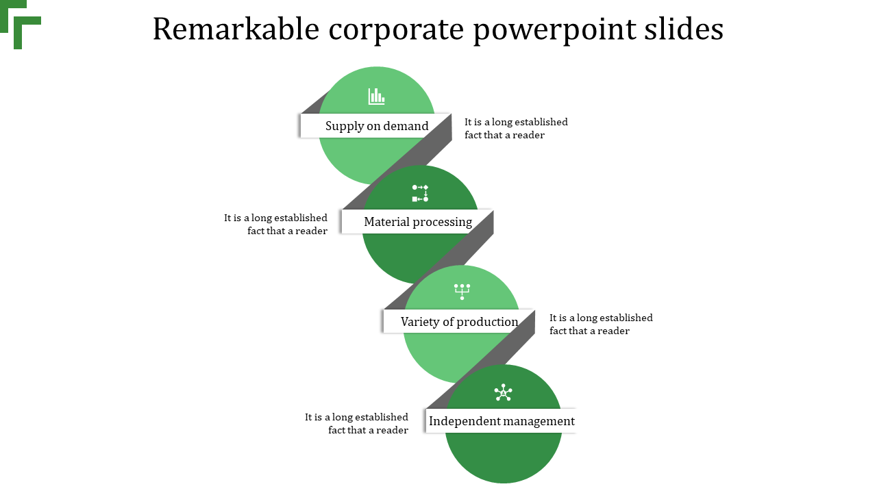 Stunning Corporate PowerPoint Slides Template Designs