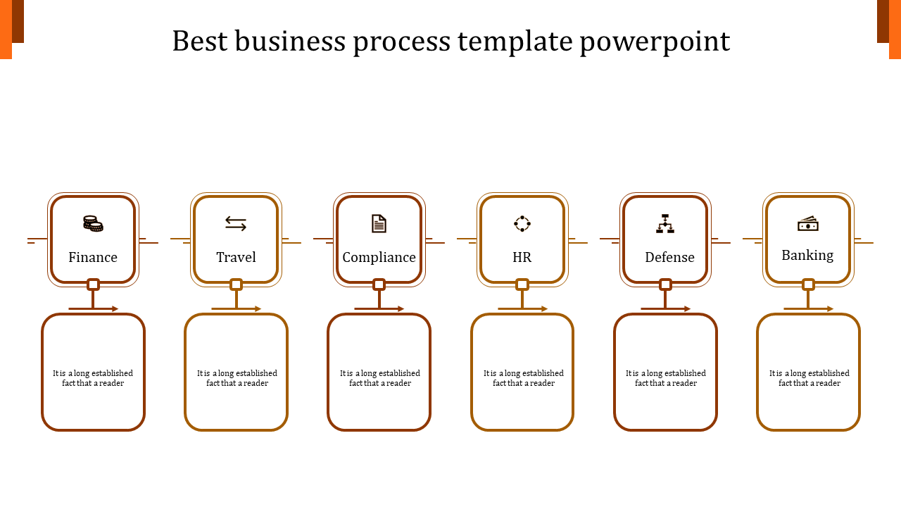 Professional Business Process PowerPoint for Analysis