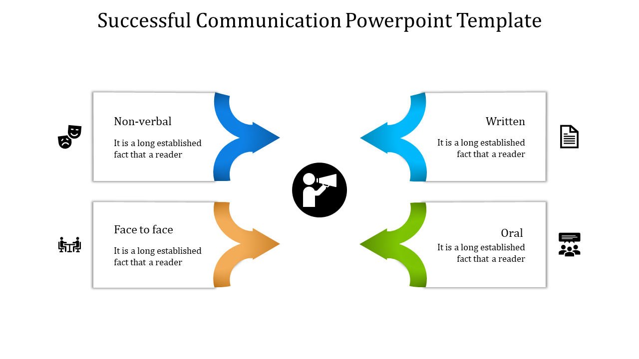 Simple And Stunning Communication PowerPoint Template