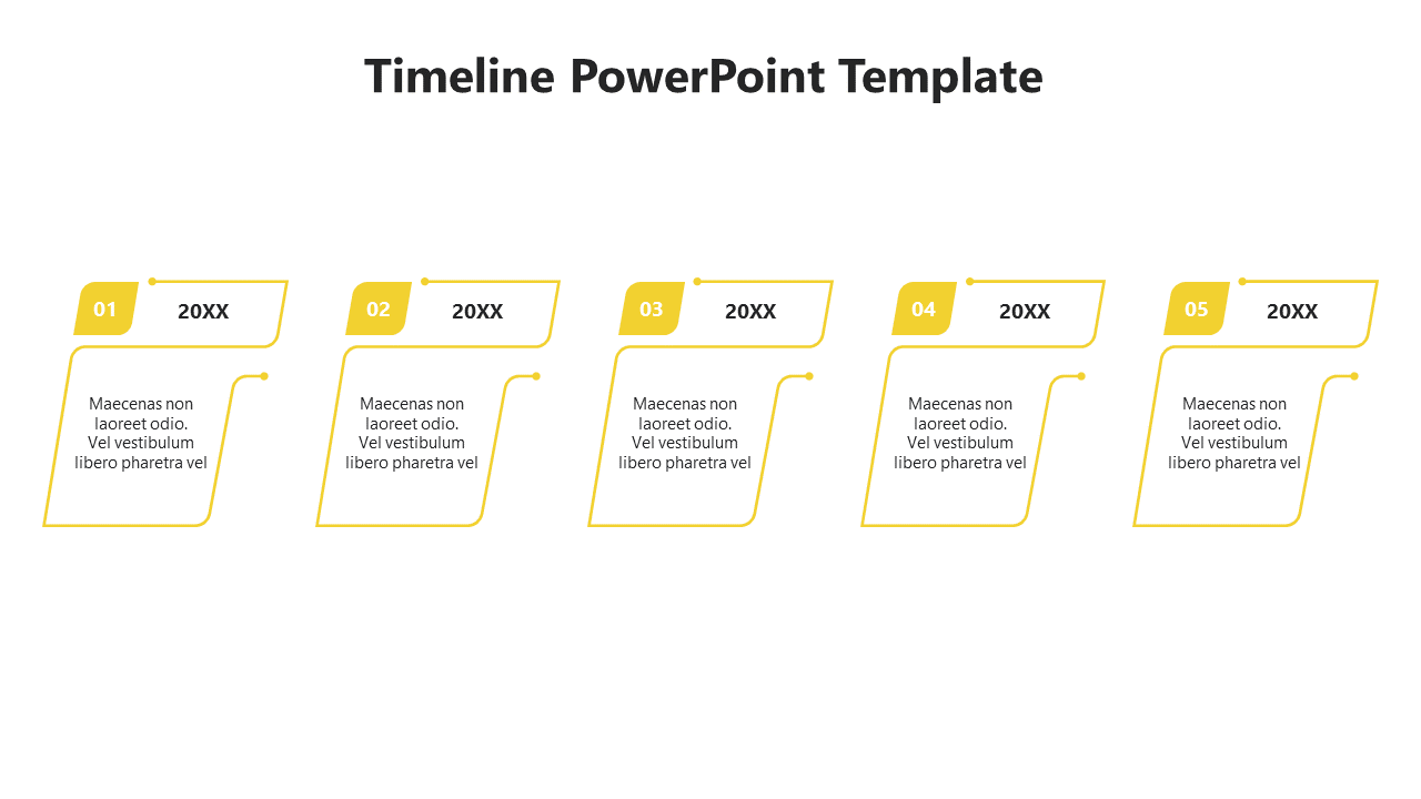 Finest Flat Timeline PPT And Google Slides Template