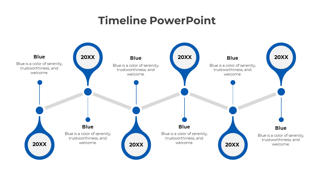 Easy To Use Timeline PPT Presentation And Google Slides