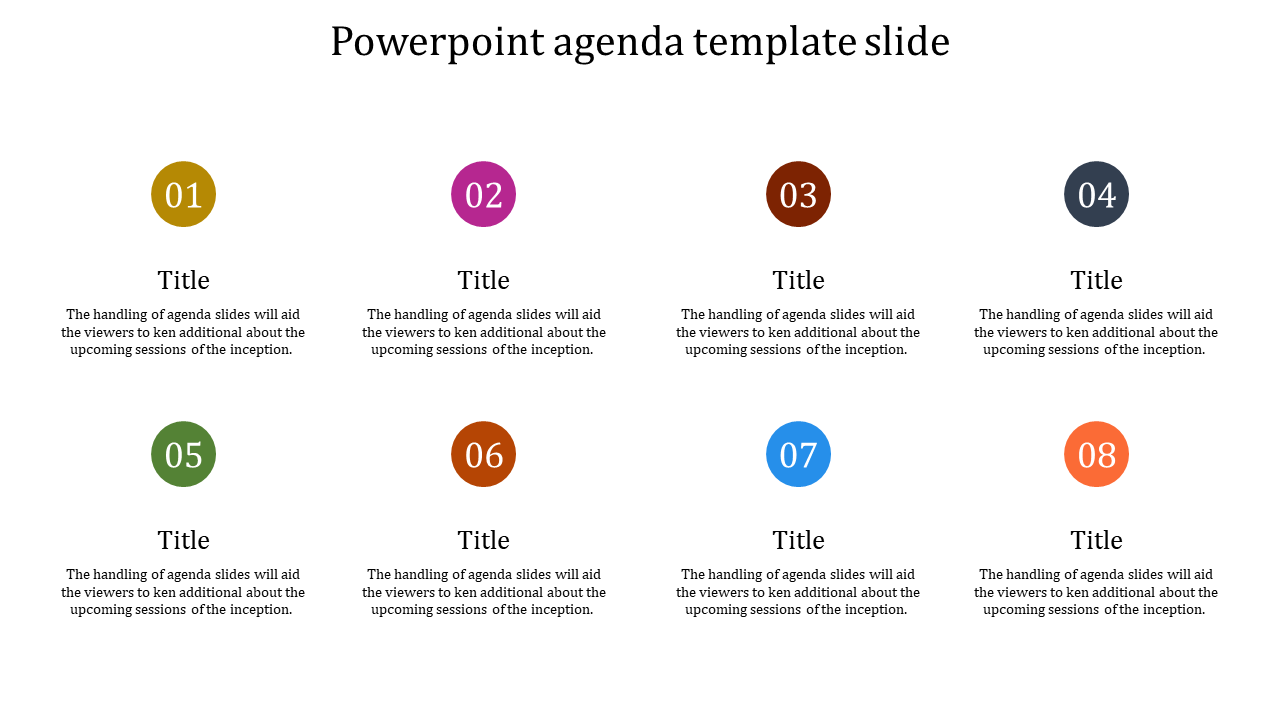 Effective PowerPoint Agenda Slide Templates for Impact