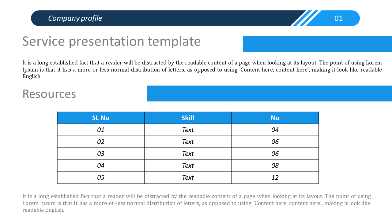 Get Modern and Creative Service Presentation Template