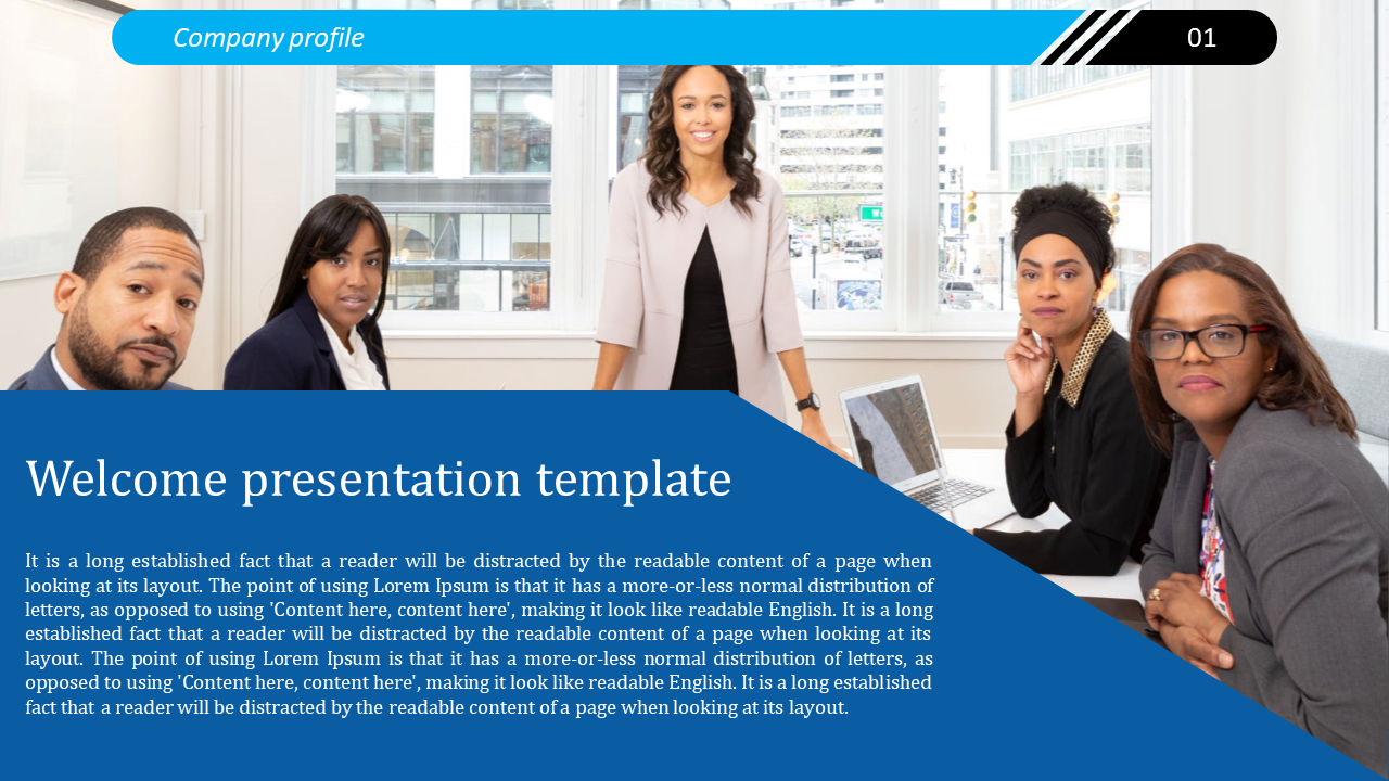 Buy Highest Quality Welcome Presentation Template Slides