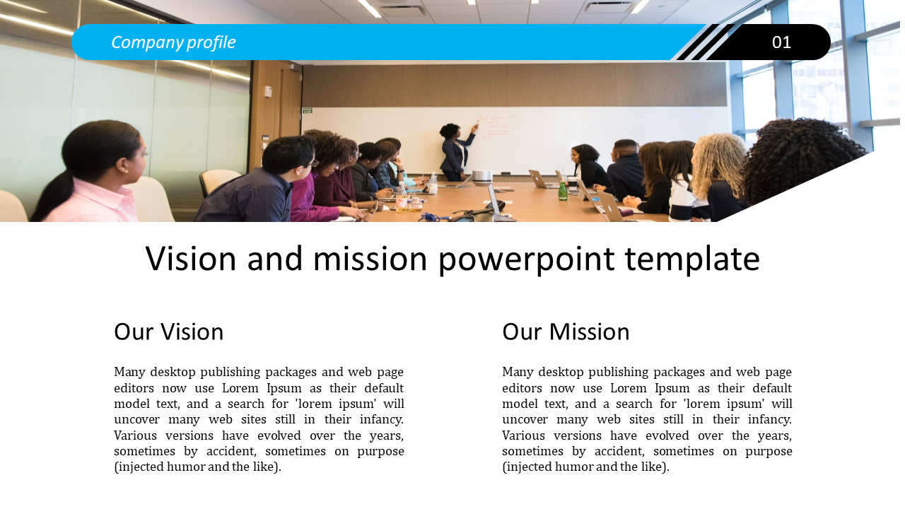 Vision And Mission PowerPoint Template And Google Slides Themes