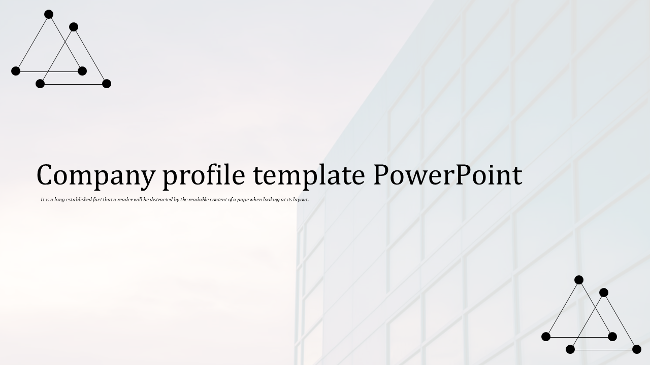 Try Our Predesigned Company Profile  PowerPoint Template