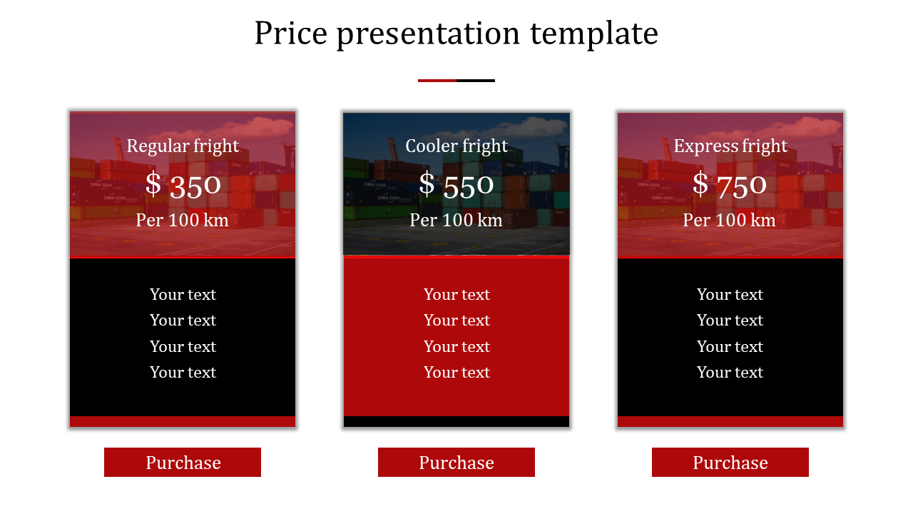 Buy Now Price Presentation Template With Three Node