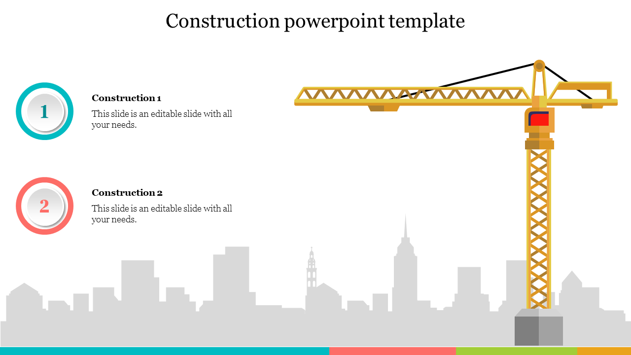 construction powerpoint background