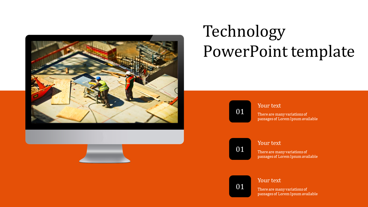 Technology PowerPoint Template for Visual Excellence