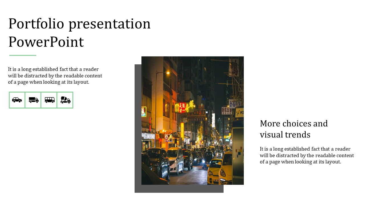 Elegant Portfolio PowerPoint Presentation Template