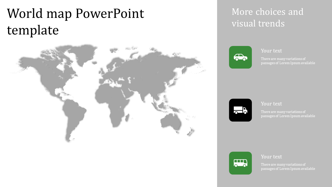 World Map PowerPoint Templates for Global Insights