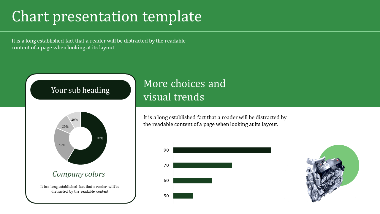 Attractive Chart Presentation Template and Google Slides