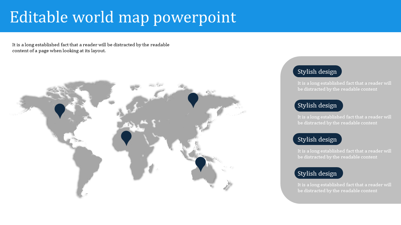  Editable World Map PPT and Google Slides Themes