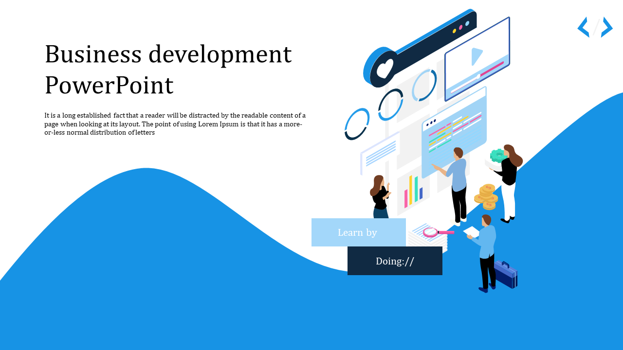 Engaging Business Development PowerPoint Template and Google Slides