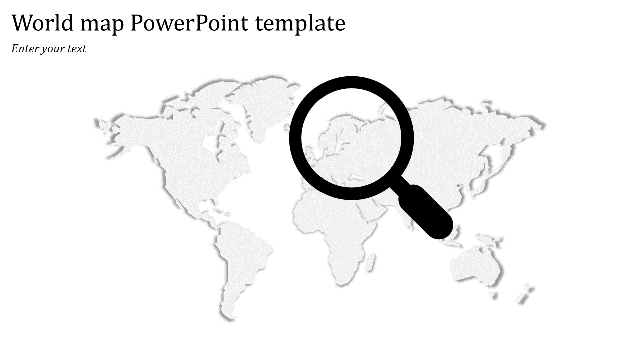 Best World Map PowerPoint Template for Global Presentations