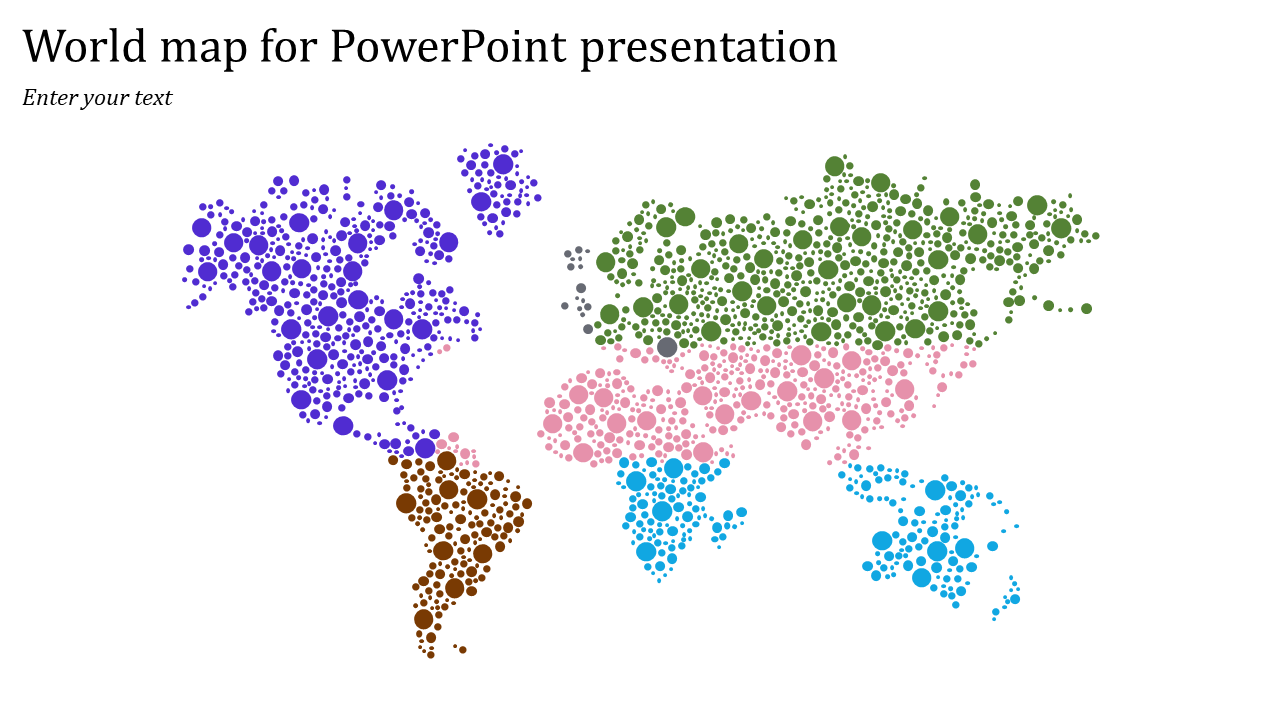 Interactive World Map Presentation Template and Google Slides